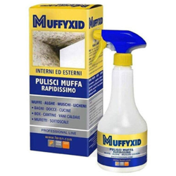 Mufficida spray Muffyxid elimina muffe muschi alghe antimuffa rimuovi macchie - Faren características
