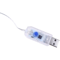 Barriera fotoelettrica a 3 LED 8 modalita USB star light led piccola stringa (telecomando senza batterie),3 * 3 colori - 3 * 3 colori en oferta