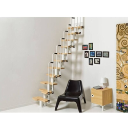 Scala A Rampa H.212-272 Bianco/Noce Chiaro características