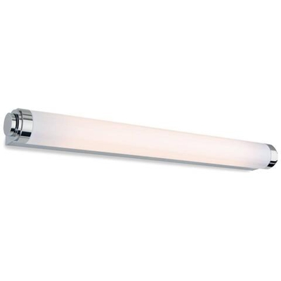 1 Luce A Basso Consumo Energetico Per Bagno Sopra Applique Da Parete A Specchio Cromata Ip44