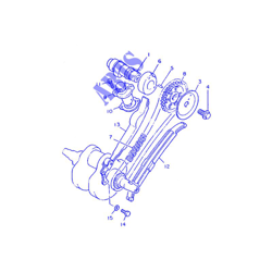 22U-12.241-00 - ferma catena Manuale 2 - BUTCH 500 87-98 - Yamaha precio