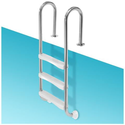 Scala Per Piscina In Acciaio Inossidabile Con 3 Gradini In Plastica Antiscivolo características