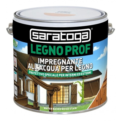 Legno prof 750ml impregnante per legno base acqua per interni ed esterni, colori disponibili noce