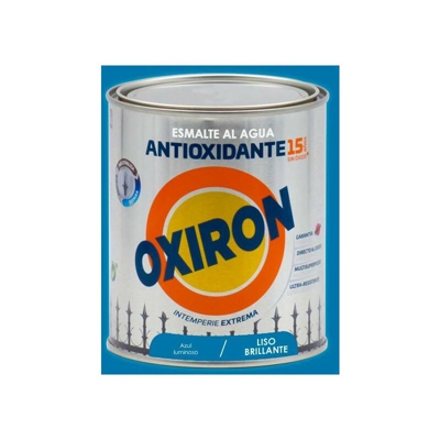 Smalto antiossidante Oxiron all'acqua Smooth Glossy | 750 mL - Azul luminoso - Azul luminoso - Titan
