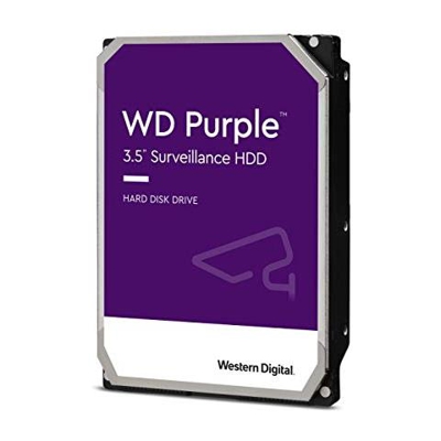 WD140PURZ WD Purple Hard Disk per Videosorveglianza con Tecnologia Allframe 4K 3.5 Pollici SATA 6 GB / s 360TB / Anno, 512 MB Cache 7200 RPM, 14 TB