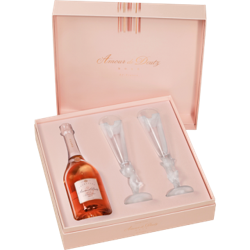 CHAMPAGNE DEUTZ - AMOUR DE DEUTZ ROSE 2009 - COFANETTO REGALO 2 FLUTE características