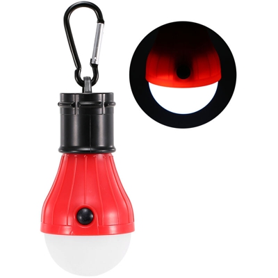Tenda da campeggio rosso chiaro