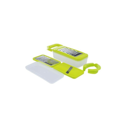 Casa Collection - Grattugia Multifunzione con Cassetto in Acciaio/Abs Verde en oferta