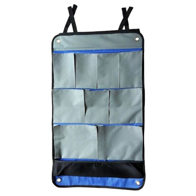Trem Portaoggetti Per Camper Verticale Triplo Aggancio 11 Tasche Impermeabile
