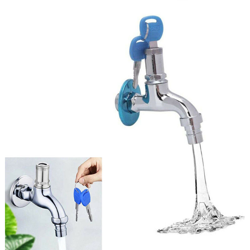 B&s - Rubinetto antifurto acqua con serratura attacco 1/2' chiave di blocco DGO-155 precio