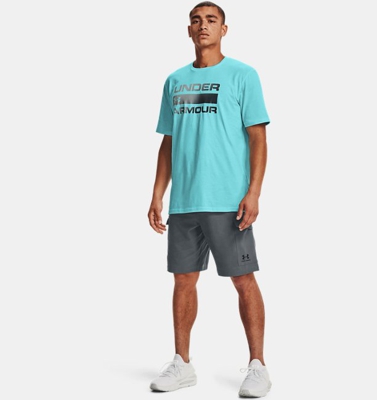 Maglia a manica corta UA Team Issue Wordmark da uomo