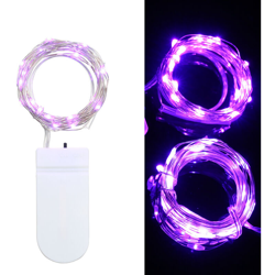 La stringa di luci della batteria viene spedita senza batterie,1 metro di luce viola portatile da 1 LED - 1 metro di luce viola portatile da 1 LED características