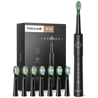 Di Sonic Spazzolino Elettrico Ricaricabile Fw-e11 - Nero