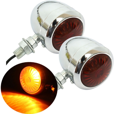 Lampadina per indicatori di direzione con indicatori di direzione da 2 pezzi per Harley Davidson Cafe Racer