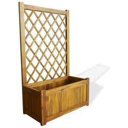 Fioriera Da Giardino Con Graticcio In Legno Massello Di Acacia características