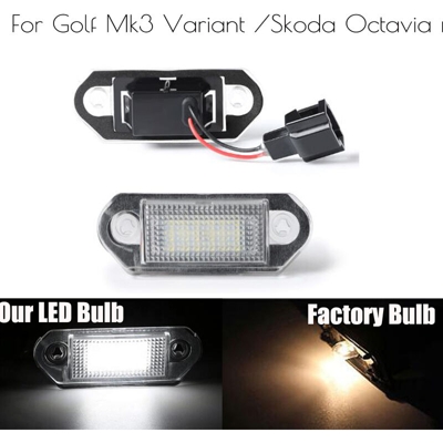 Insma - Luce targa a LED per VW Golf MK3 per Skoda Octavia