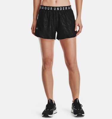 Shorts UA Play Up 3.0 Emboss da donna