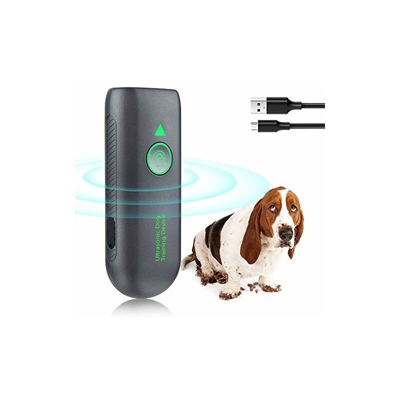 Dispositivo Anti-abbaio, deterrente per Cani Che abbaia ad ultrasuoni per addestramento del Cane, Repeller Portatile per Cani Anti-abbaio per Cani