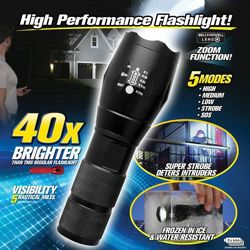 Thsinde - Torcia LED ultra luminosa con messa a fuoco regolabile e 5 modalità di illuminazione per il campeggio e l'escursionismo (set di 2) precio