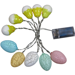 Constant Bright 9009 Easter Egg Chick Light String Batteria 1,65m 10 luci (senza batteria) precio