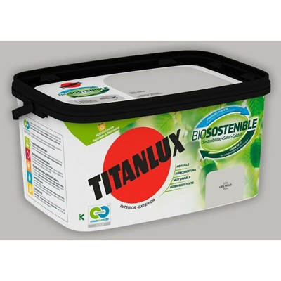 Secchio di vernice Bio-sostenibile da 4L lux | Grigio ghiaccio - Grigio ghiaccio - Titan