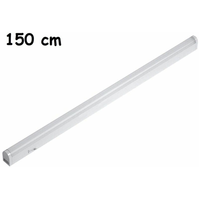 Plafoniera led sottopensile 150cm copertura opaca luce fredda 36W barra led T5