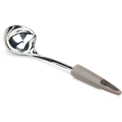 Casa Collection - Mestolo con Manico Marrone in Acciaio Inox e Polipropilene precio