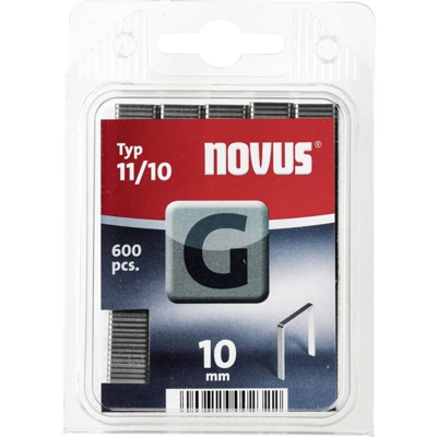 Graffette - 1200 pezzi 042-0386 tipo 11/10 dimensioni (A x L) 10 mm x 10,6 mm - Novus