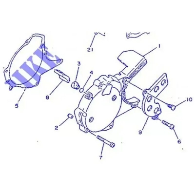 3SH-E5455-00 comune 1- TDR / TZR 125 91-94 - Yamaha