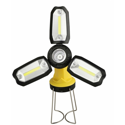 Sorgente luminosa torcia USB LED: 3W perline lampada XPE + 3 3WCOB + 1W7 LED