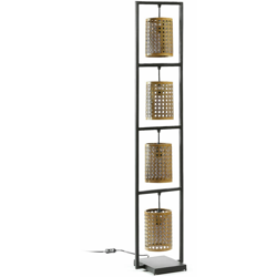 Lampada da terra Margery - Gold - Kave Home características