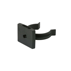 Morsetto di plastica per zoccolo di legno Clip di fissaggio per battiscopa inferiore. Altezza di 2,7 cm. Realizzata in ABS con finitura nero. Per il en oferta