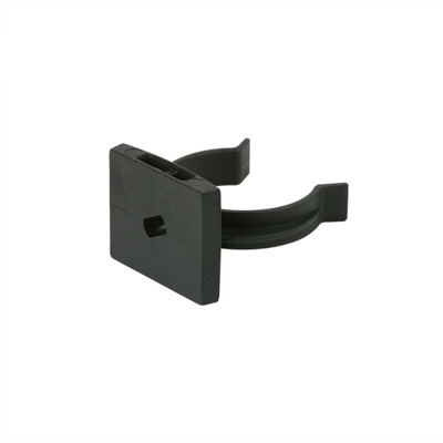 Morsetto di plastica per zoccolo di legno Clip di fissaggio per battiscopa inferiore. Altezza di 2,7 cm. Realizzata in ABS con finitura nero. Per il
