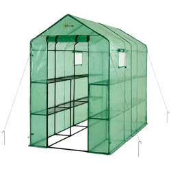 Mini Serra Portatile da Giardino Orto per Piante Fiori - 12 Ripiani - 124 x 249 x 190 cm precio