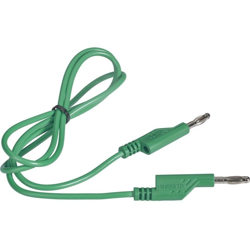 VOLTCRAFT Cavo di misura [Spina a banana 4 mm - Spina a banana 4 mm] 1.00 m Verde 1 pz. características