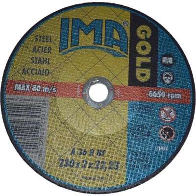 IMA - 3 Dischi smerigliatrice per acciaio gold 230x2x22