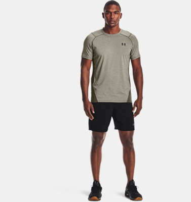 Maglia a manica corta HeatGear® Armour Fitted da uomo