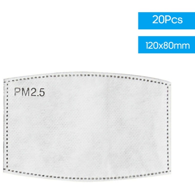 Elemento filtrante protettivo [Non medico] con 6 strati Filtro PM2,5 20 pezzi adulto