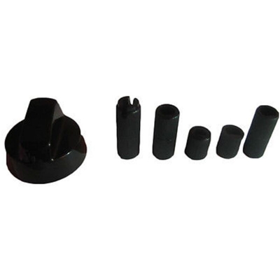 Manopola Pomello Cucina Piano Cottura Nera Universale
