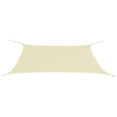 Parasole A Vela Oxford Rettangolare 4x6 M Crema