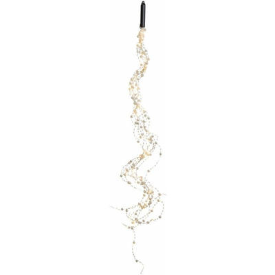 Globo - Beaded Garland 90 LED's XMAS Wall Deco Lights Lampada da giardino esterna a catena 29937