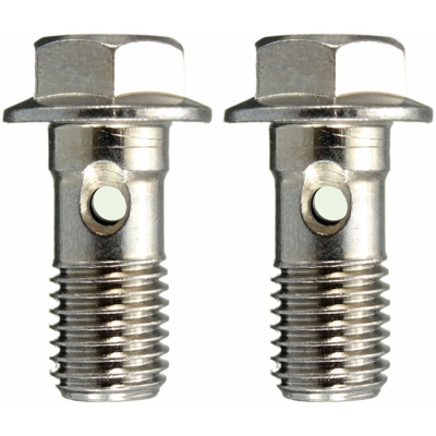 Drillpro - 2 x viti in acciaio inox M10 x 1,25 mm bullone freno moto per Honda Kawasaki Suzuki Yamaha
