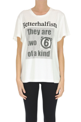 Printed cotton t-shirt precio