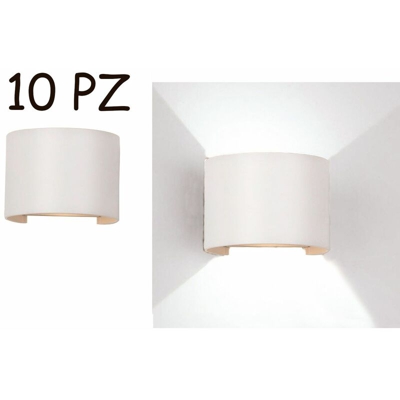 Driwei - 10PZ Applique LED parete moderno bianco luce naturale angolazione regolabil FD-9