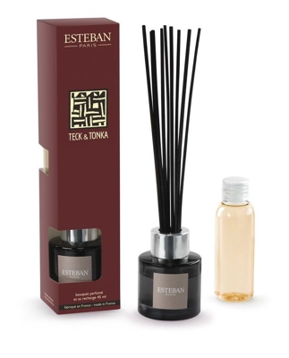 Esteban-paris - ESTEBAN PARIS MINI DIFFUSORE A BASTONCINO BOUQUET E RICARICA 45ML TECK&TONKA PROFUMATORI AMBIENTI