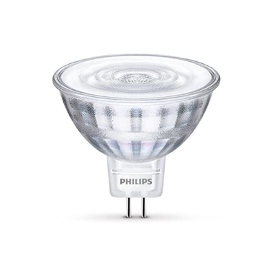 Philips Faretto LED, Attacco GU5.3, 5W Equivalenti a 35W, 2700K [Classe di efficienza energetica A+]