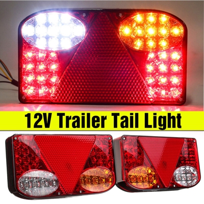 12V LED Luci posteriori Freno Stop Lampeggiante Segnale di svolta Inversione di camion Rimorchio