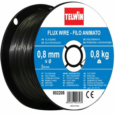 Telwin - Bobina di filo animato FLUX 0,8 mm