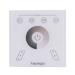 Pannello controller luci LED touch panel RF 4 zone dimmer sincronizzabile 220V precio