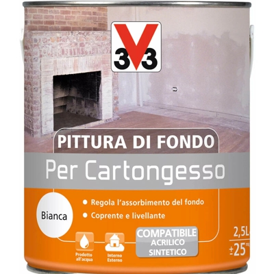 Pittura Fondo Per Cartongesso Lt.2,5